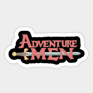 Adventure Men Sticker